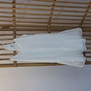 Dolce Vita white slip dress size XS spaghetti straps tie back mini dress summer